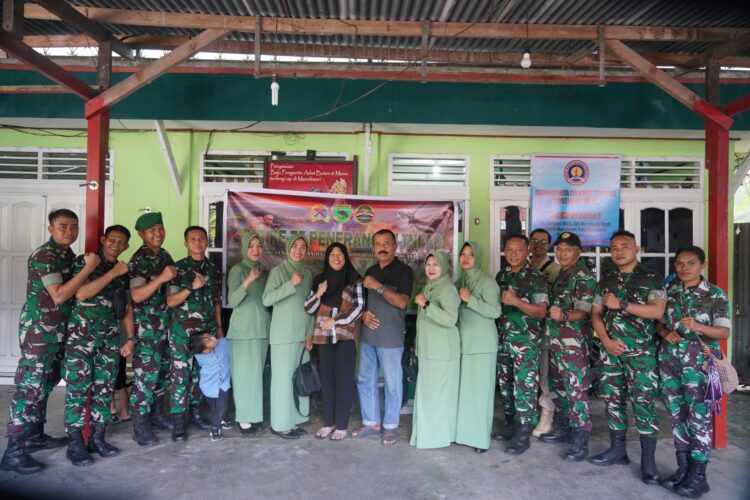 Peringati HUT ke-75 Penerangan TNI AD : Pendam XVIII/Kasuari Hadir Menyapa Pensiunan Wartawan dengan Empati Kepedulian