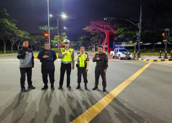 Polsek Cikarang Pusat Lakukan Patroli Mobile Antisipasi Gangguan Kamtibmas