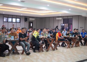 Kapolres Bogor Gelar Nobar Persib vs Persija, Perkuat Silaturahmi dan Jaga Kondusivitas