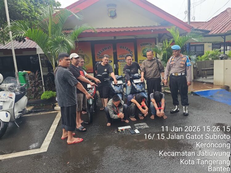 Polsek Jatiuwung Bongkar Jaringan Curanmor Berulang, Tiga Pelaku Diamankan