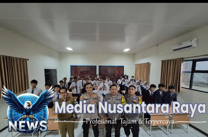 Police Go To School, Polsek Setu Berikan Pembinaan dan Edukasi Kamtibmas di SMPN 4 Setu