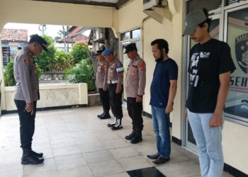 Polsek Kronjo Gelar Apel Siaga Personel