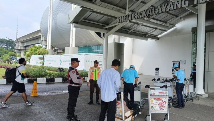 Polsubsektor Terminal 1 Bandara Soetta Tingkatkan Patroli, Imbau Pengguna Jasa Jaga Kamtibmas