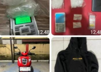 Sat Resnarkoba Polres Berau Gagalkan Peredaran Sabu Seberat 100,55 Gram