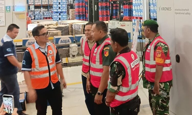 Pererat Hubungan Kemitraan, Dandim 1310/Bitung Kunjungan Kerja ke PT Tirta Investama Airmadidi
