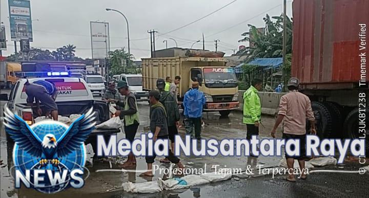 Satlantas Polresta Tangerang Lakukan Perbaikan Darurat Jalan Berlubang di Balaraja