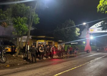 Polres Kediri Kota Amankan Ratusan Pesilat, Arus Lalu Lintas Tetap Lancar