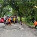 Tekan Angka Kecelakaan, Satlantas Polres OKI Bersama Polda Sumsel & BPJN Sisir Jalan Rusak di Jalinsum