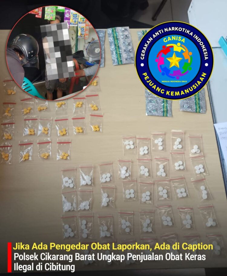 Kapolres Metro Bekasi Kombes Pol Sumarni Pimpin Penindakan Peredaran Obat Keras Ilegal