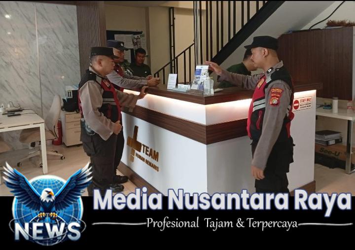 Personel Polsubsektor Cargo Polresta Bandara Soekarno – Hatta (Soetta) Menggelar Patroli Dialog. Sekaligus Sambang Kamtibmas Di Area Human