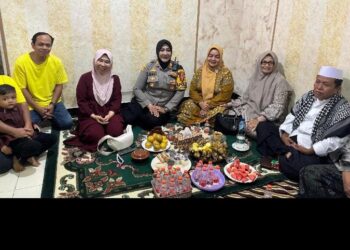 Kapolsek Megamendung Hadiri Santunan Anak Yatim Piatu, Tumbuhkan Kepedulian Bersama