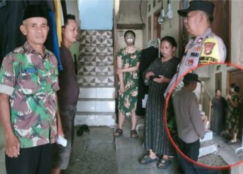 Viral Pria Tak Dikenal Ketok Pintu Kontrakan di Sukaresmi, Polisi Cek TKP