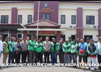 Kapolres Metro Bekasi Gelar Silaturahmi Dengan Ojol Kabupaten Bekasi Sinergi Jaga Kamtibmas
