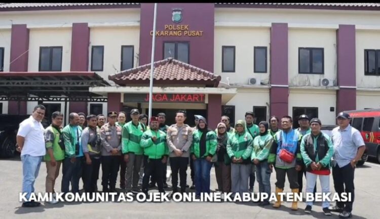 Kapolres Metro Bekasi Gelar Silaturahmi Dengan Ojol Kabupaten Bekasi Sinergi Jaga Kamtibmas