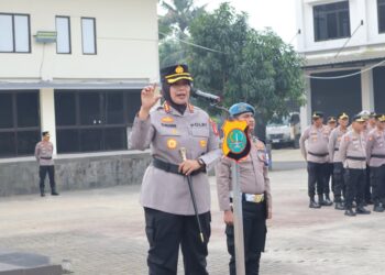 Polres Metro Bekasi Gelar Apel Siaga Kamtibmas dengan Tema “Jaga Kabupaten Bekasi Untuk Indonesia”