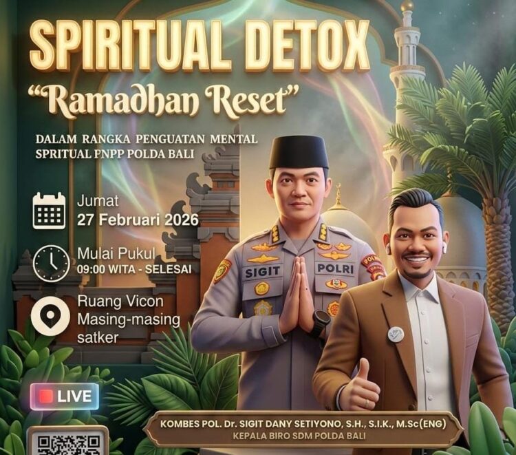 Ro SDM Polda Bali Gelar Spiritual Detox Bersama Thanks Institute Indonesia