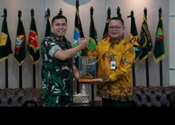 Jalin Sinergi dan Kerja Sama, Pangdam XII/Tpr Sambut Hangat Kunjungan Dirut Bank Kalbar