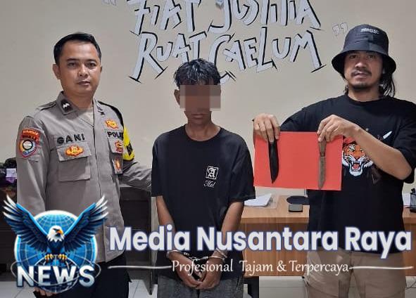 Patroli Cegah Kejahatan Jalanan, Polisi Ringkus Pemuda Bawa Senjata Tajam