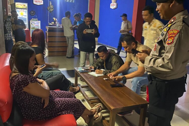 Polsek Pasir Sakti Gelar Razia Tempat Hiburan, Karaoke Sultan Diminta Tutup Selama Ramadhan