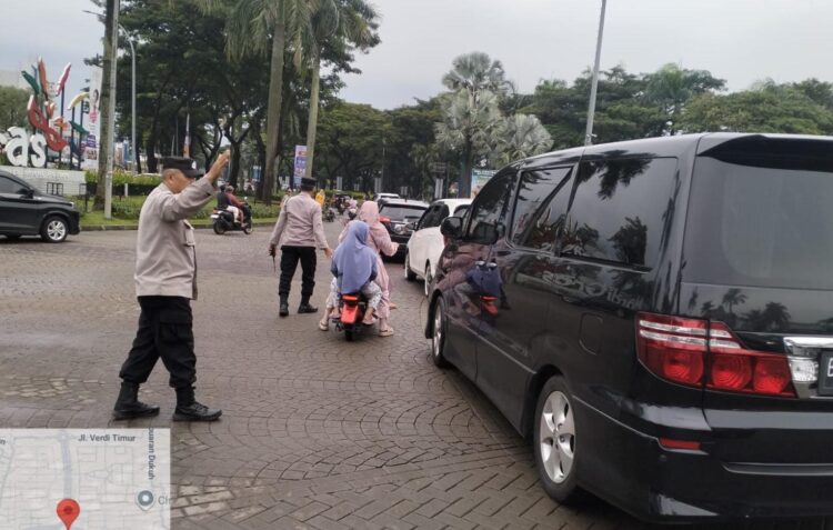 Commander Wish Kapolda Banten, Polsek Panongan Gelar Strong Point dan Gatur Lalin di Citra Raya