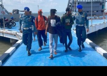 TNI AL Amankan Tiga Tersangka Penyelundupan Barang Ilegal Senilai Ratusan Juta Rupiah