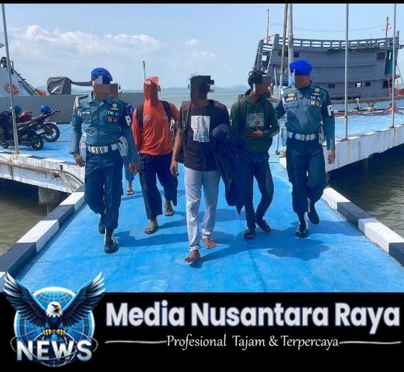 TNI AL Amankan Tiga Tersangka Penyelundupan Barang Ilegal Senilai Ratusan Juta Rupiah