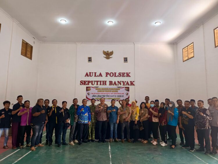 Polsek Seputih Banyak Gelar Rakor Lintas Sektoral Antisipasi Gangguan Kamtibmas Jelang Nyepi dan Idul Fitri