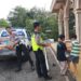 Wujud Kepedulian Sosial, Sat Lantas Polres Mesuji Tebar Kebaikan Melalui Program Lantas Mesuji Bersedekah