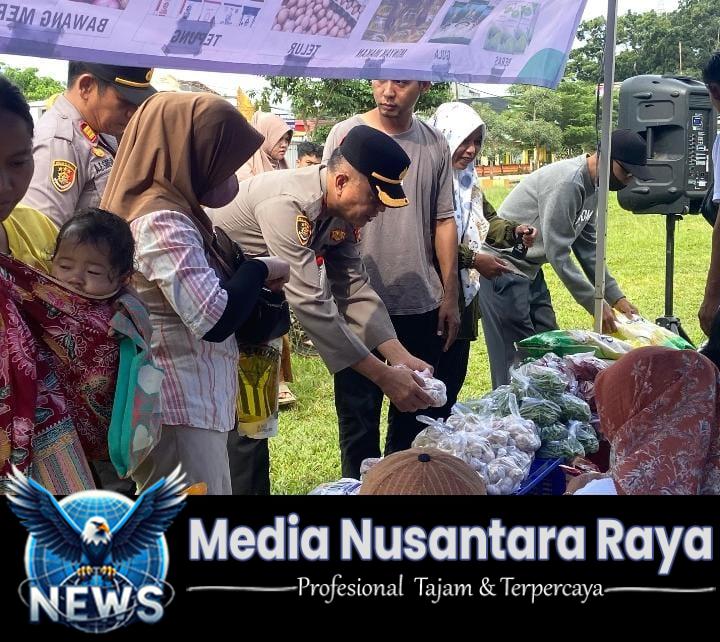 Gerakan Pangan Murah Polres Lampung Timur Bantu Warga Jelang Idul Fitri