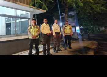 Gelar Patroli, Polresta Tangerang Sasar Pemukiman dan Objek Vital di Pasar Kemis