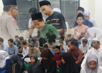 Polsek Cikarang Selatan Gelar Buka Puasa Bersama dan Santunan 40 Anak Yatim