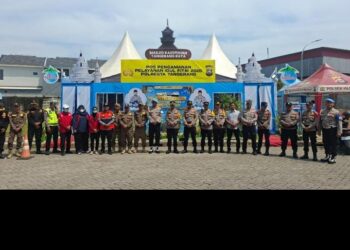Pantau Pospam Batavia, Wakapolresta Tangerang Minta Anggota Humanis Layani Pemudik