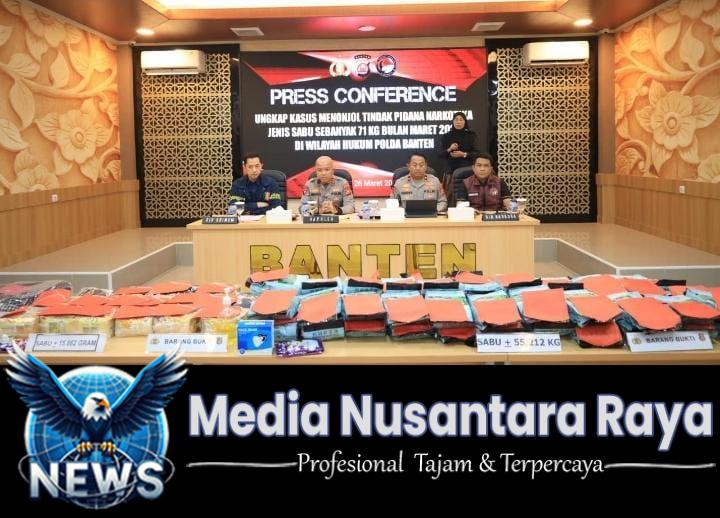 71 Kg Sabu Berhasil Diungkap Ditresnarkoba Polda Banten