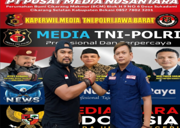 Kabiro Bekasi Media Sapu Jagat news Kunjungi Kaperwil Media TNI POLRI Jabar, Pererat Silaturahmi