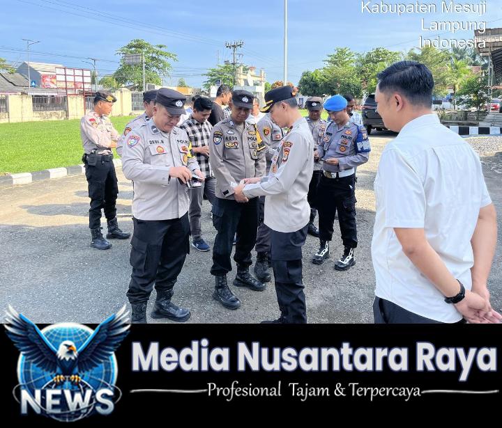 Waka Polres Mesuji Melaksanakan Sidak di Dua Polsek