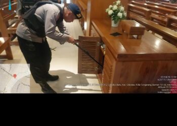 Sterilisasi Dua Gereja di Tangerang Jelang Kamis Putih, Kapolrestro Tangerang Kota: Pastikan Ibadah Aman