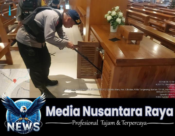 Sterilisasi Dua Gereja di Tangerang Jelang Kamis Putih, Kapolrestro Tangerang Kota: Pastikan Ibadah Aman