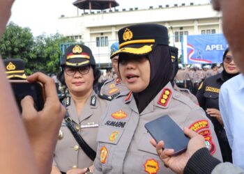 Apel Siaga Kamtibmas Polres Metro Bekasi Perkuat Kesiapsiagaan Pengamanan Aksi Unjuk Rasa Tahun 2026