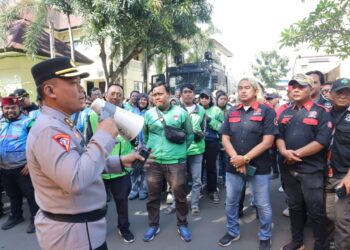 Polres Metro Bekasi Gelar SISPAM MAKO “Sabuk Kamtibmas” Tanggap Cepat Hadapi Aksi Massa
