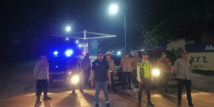 Patroli Biru Polsek Cikarang Selatan Intensifkan Pengamanan Malam Hari, Antisipasi Kejahatan Jalanan dan Gangguan Kamtibmas