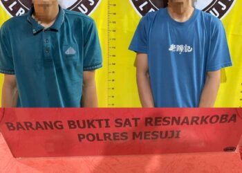 Terancam 20 Tahun Penjara, Dua Sopir Asal Lamteng dan Tapanuli Tengah Kedapatan Bawa Sabu di Mesuji