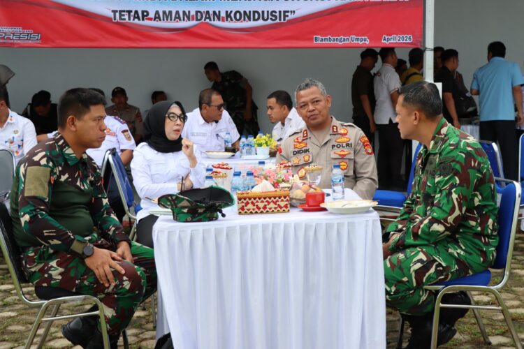 Jaga Kamtibmas Kondusif, Polres Way Kanan Gelar Coffee Morning Bersama Forkopimda