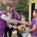 Polda Lampung Hadir Berikan Trauma Healing Dan Sembako Kepada Warga Terdampak Banjir