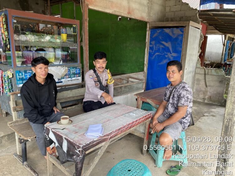 Cegah Kejahatan di Siang Hari, Bhabinkamtibmas Sambangi Warga Binaan