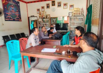 Polsek Ngabang Sosialisasikan Antisipasi Fenomena El Nino kepada Warga Desa Amboyo Inti