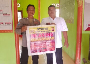 Patroli dan Himbauan Karhutla, Polsek Menjalin Ajak Warga Cegah Kebakaran Lahan