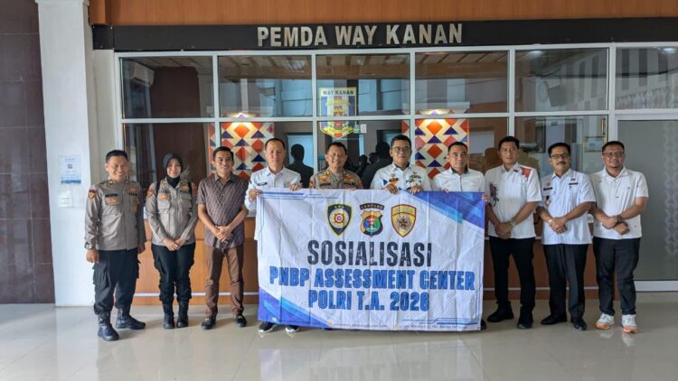 Kabag Binkar Biro SDM Polda Lampung Sosialisasi PNBP Assessment Center Polri di Pemda Way Kanan
