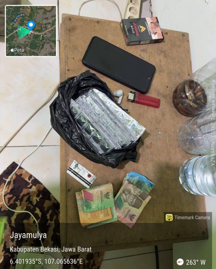 Ratusan Butir Obat Keras Diamankan Polsek Serang Baru, Satu Pelaku berhasil di tangkap