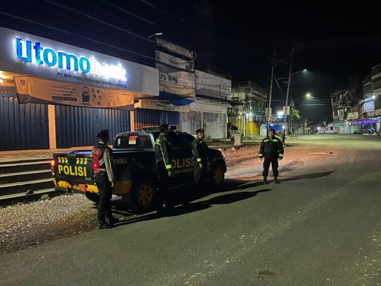 Personel On Call Tim 1 Polres Lampung Utara Gelar Patroli Antisipasi Kejahatan Jalanan