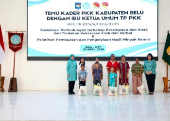 Kunjungi Belu NTT, Ketum TP PKK Tri Tito Karnavian Dorong Perlindungan Perempuan dan Anak terhadap Kekerasan